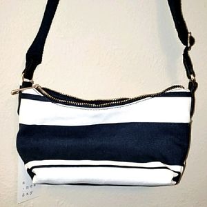 A New Day Blue/White Crossbody